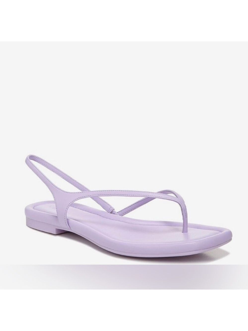 Nib Vince Deana Violetta Leather Slingback Thong Strappy Sandals
